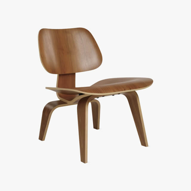 Eames Molded Plywood Lounge Chair Wood Base (LCW)
