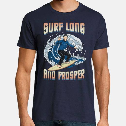 Camiseta surf long and prosper 