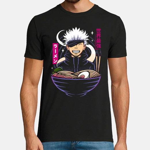 Camiseta jujutsu kaisen satoru gojo ramen | laTostadora
