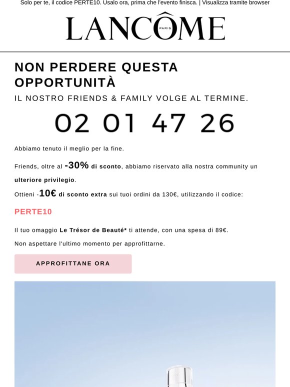 Un'ultima, esclusiva sorpresa per te