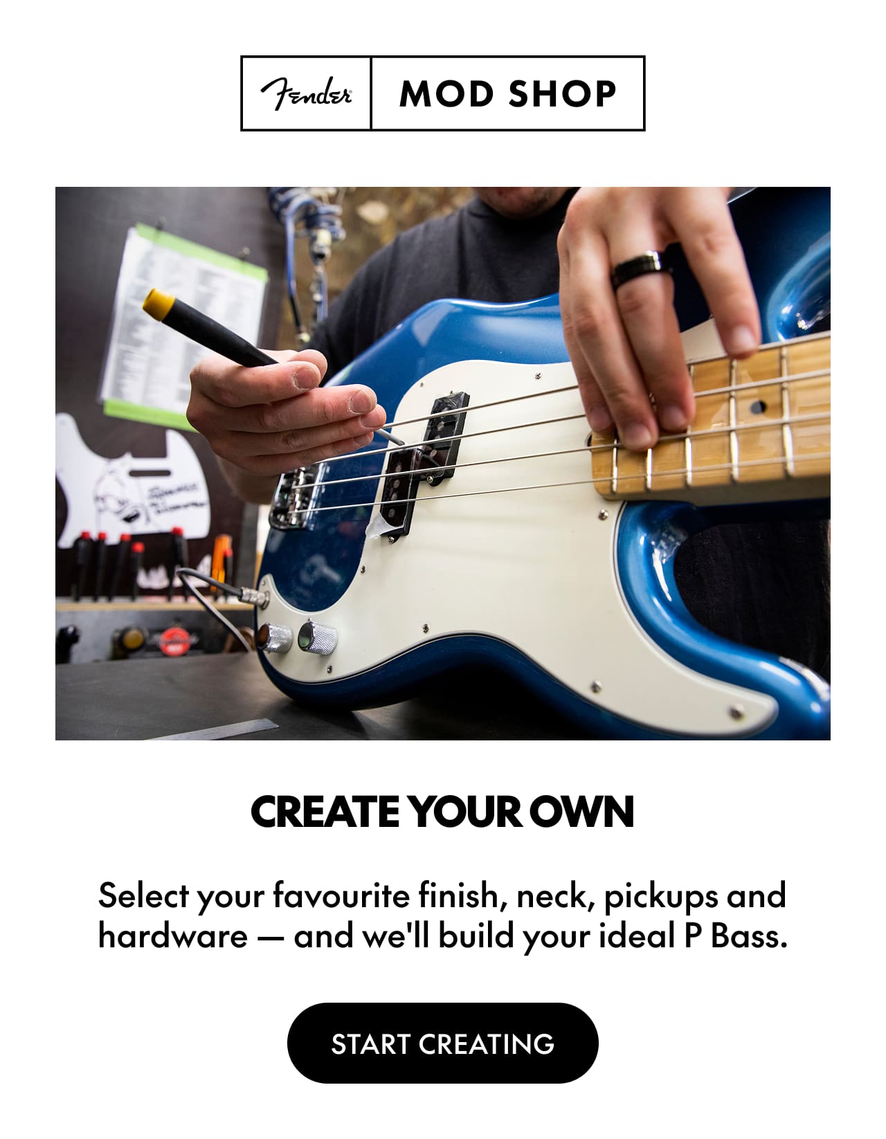 Fender Mod Shop | Create Your Own Precision Bass