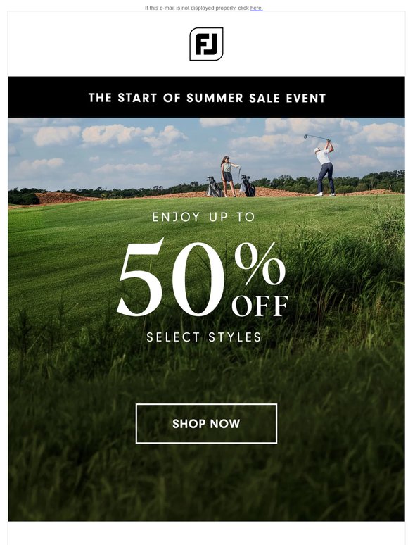Don't Miss Out: Start of Summer Sale