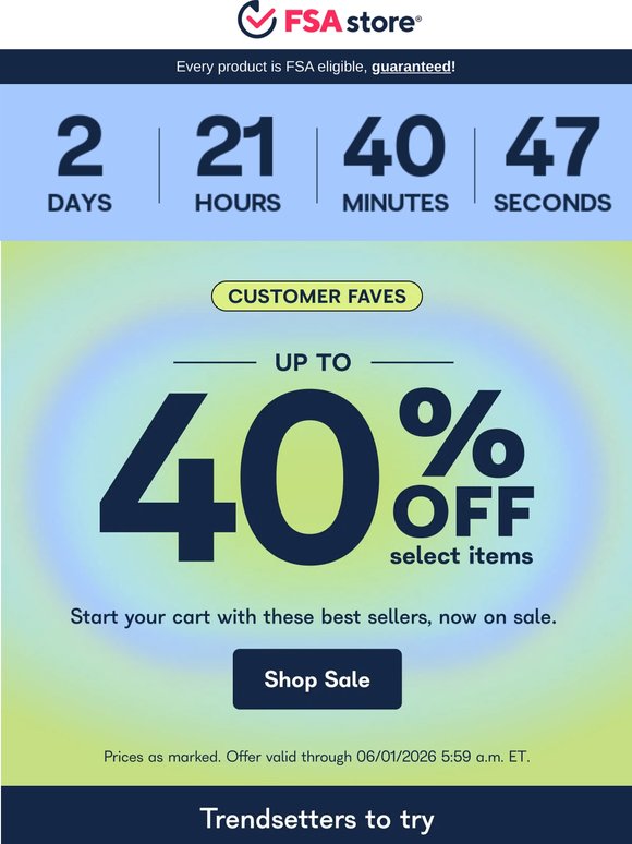 Big savings are always in style