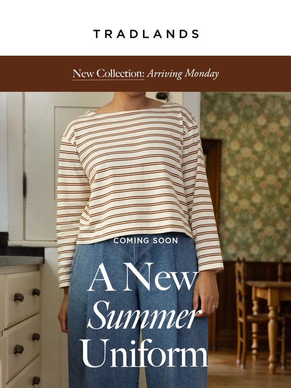 Coming Soon: A New Summer Uniform ⛵