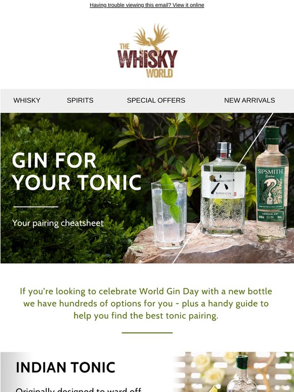 World Gin Day | Your G&T Pairing Guide