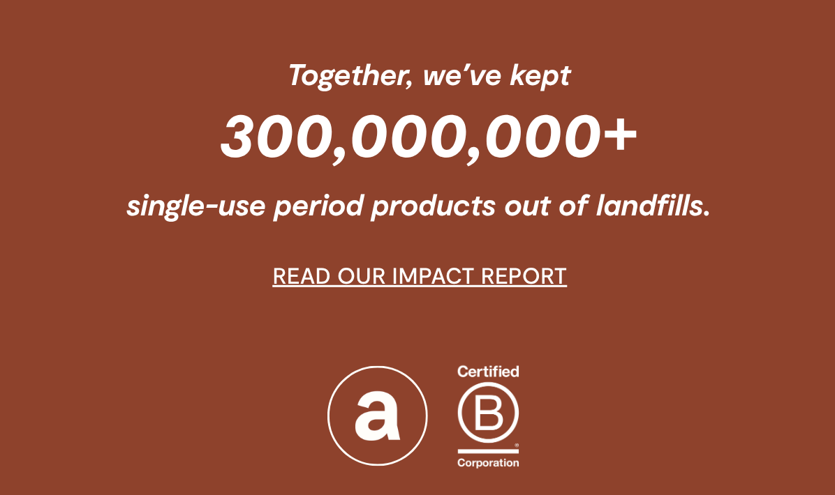 TOGETHER, WE'VE KEPT OVER 300,000,000+ SINGLE USE PRODUCTS OUT OF THE LANDFILL