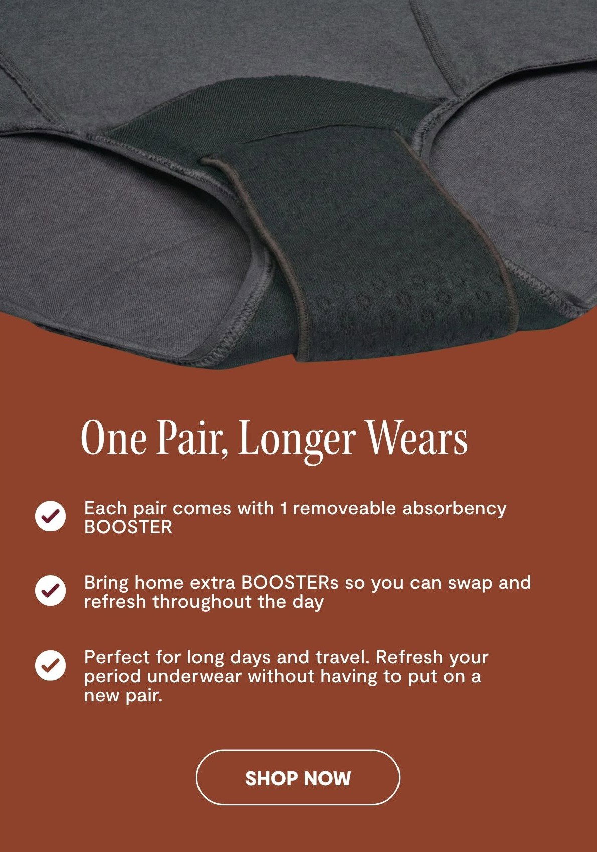 ONE PAIR, LONGER WEARS