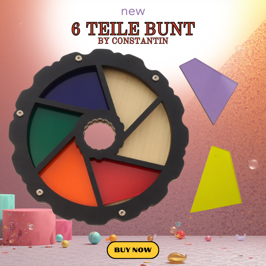 6 Teile Bunt (6 Colorful Pieces) - Tangram Puzzle