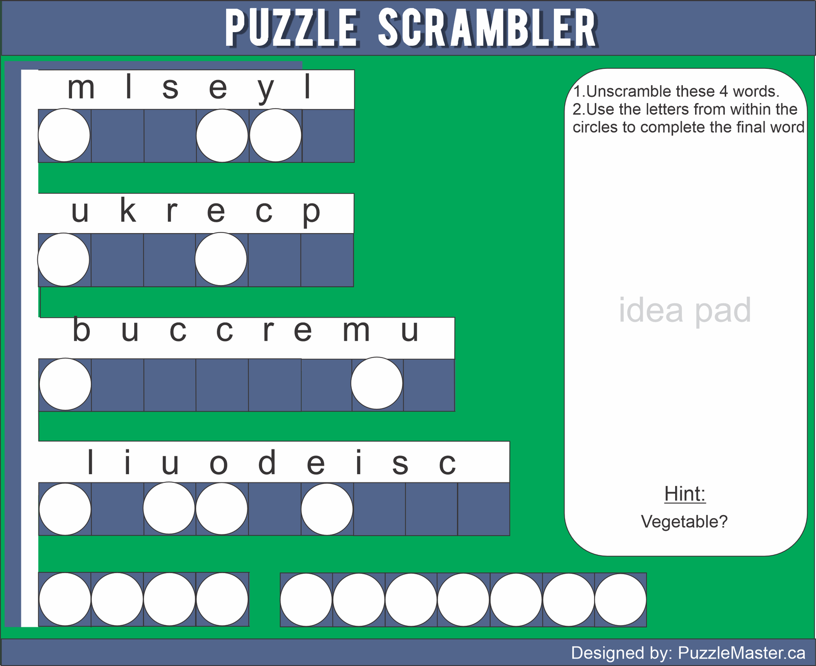 Puzzle Scrambler