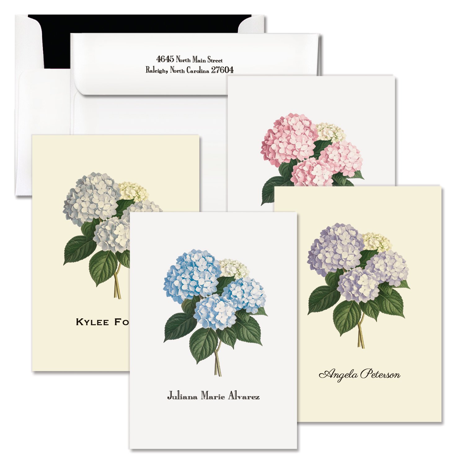 Image of Hydrangea Botanical Fold Notes
