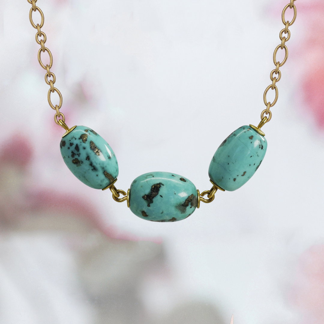 18K Persian TQ Necklace