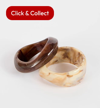 2 pack marble look acrylic bangles