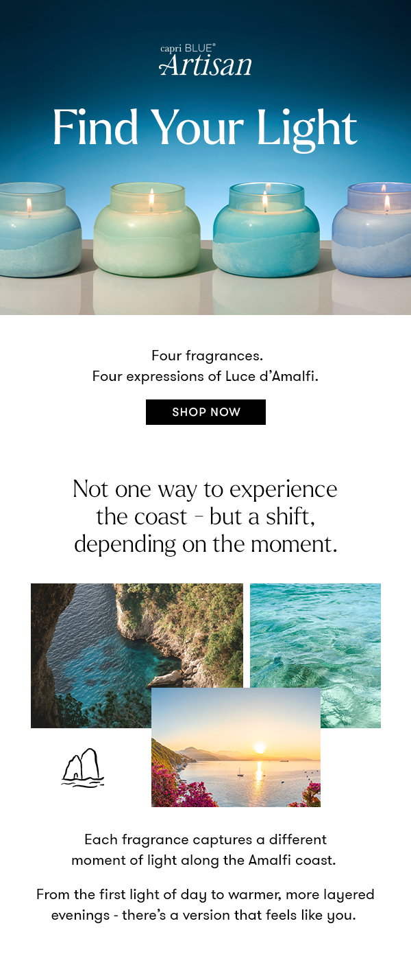 capri BLUE Artisan Luce d' Amalfi