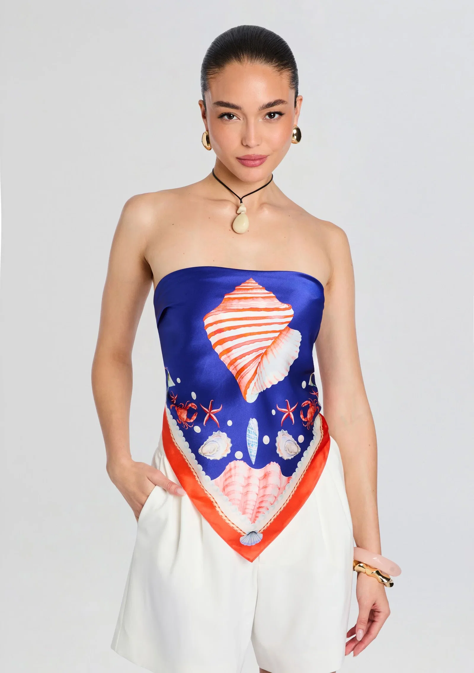Image of Alivia Silk Top