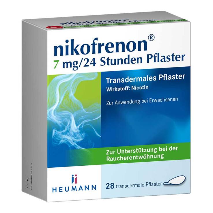 nikofrenon 7 mg/24 Stunden Pflaster⁵