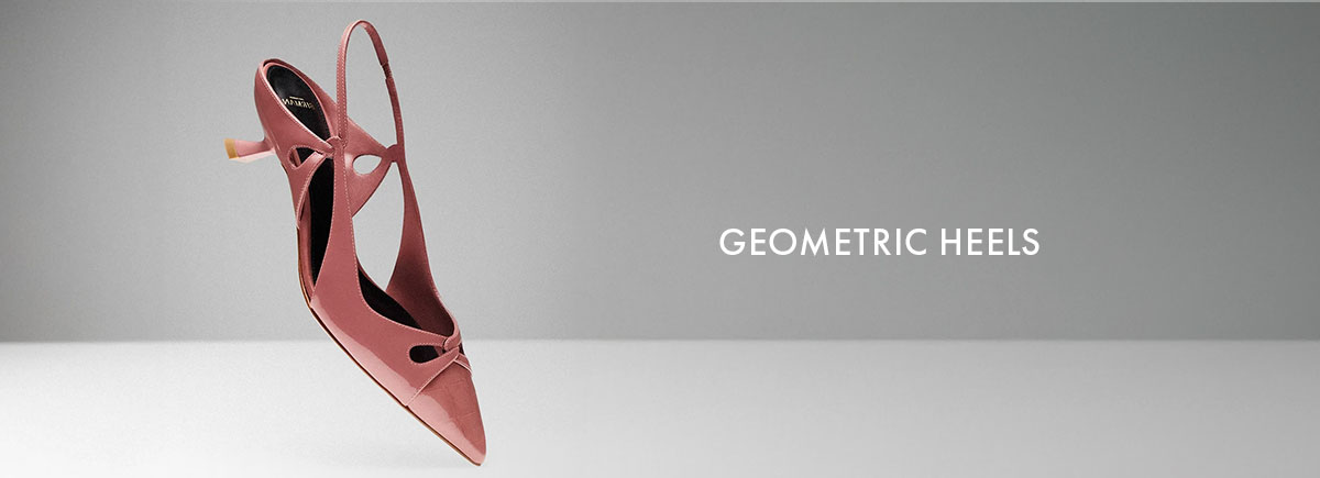 GEOMETRIC HEELS | SHOP NOW