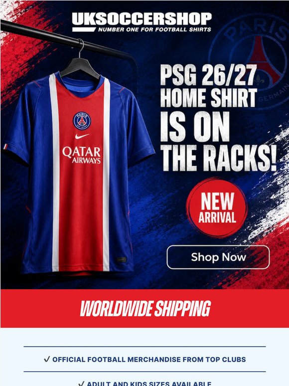 New PSG home shirt just dropped 🔥