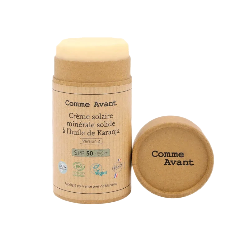 Crème solaire SPF50 minérale solide