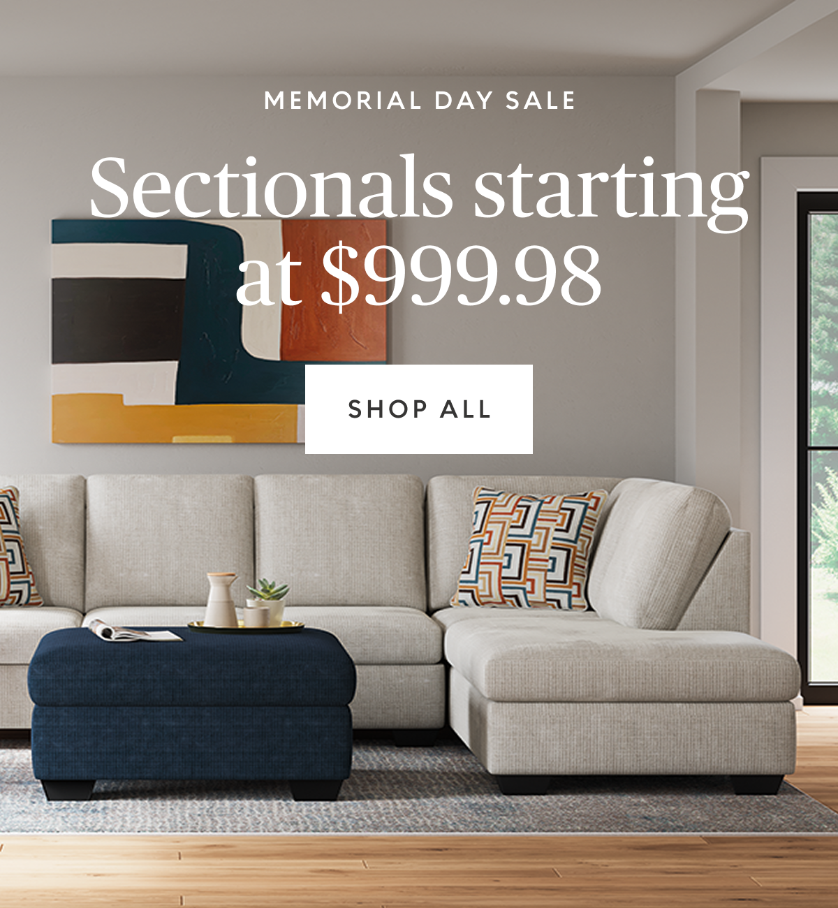 Sectionals starting at $999.98
