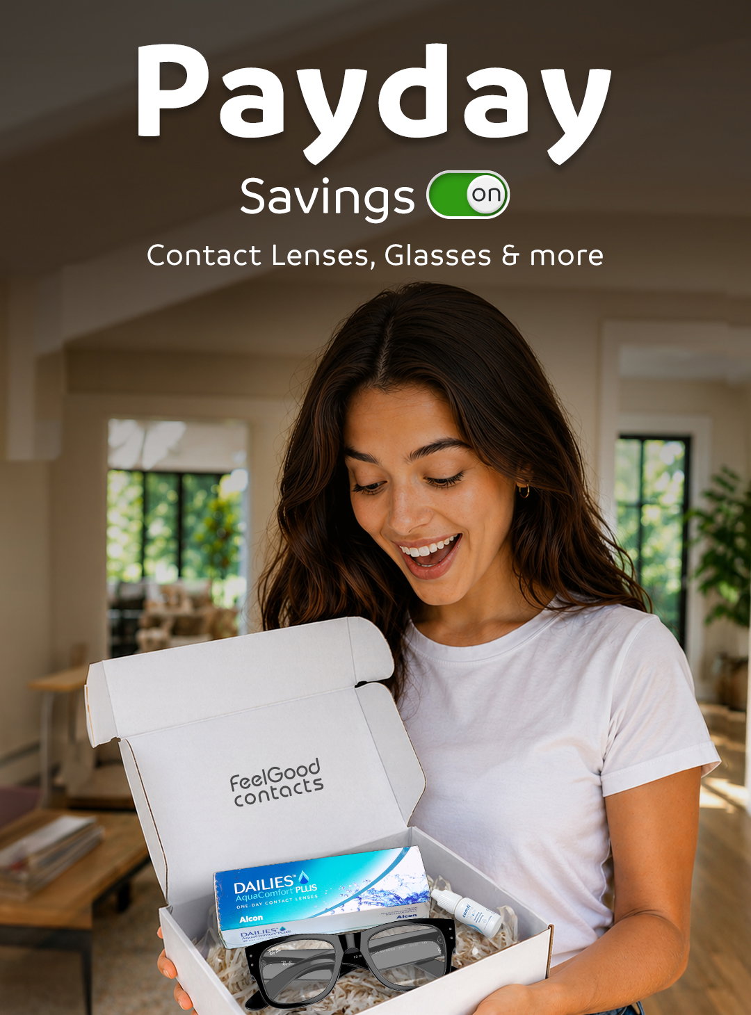Payday Savings On Contact Lenses , Glasses & More  | Shop Now