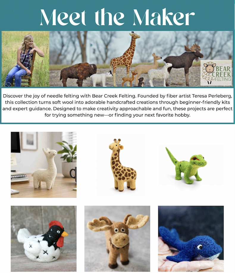 Bear Creek Felting Kits