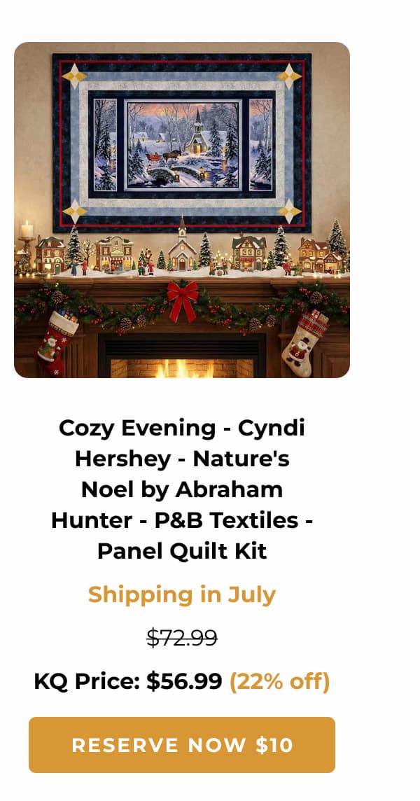 Cozy Evening Quilt Kit