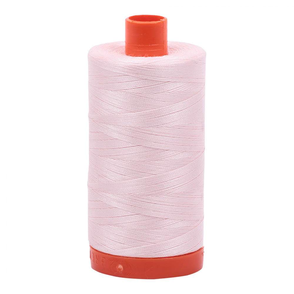 Image of Fairy Floss 50wt Aurifil 100% Cotton Mako Thread Large Spool 1,422 ya