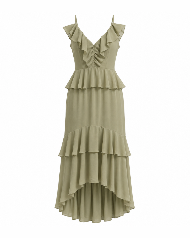 Show Me Your Mumu Reese Ruffle Dress