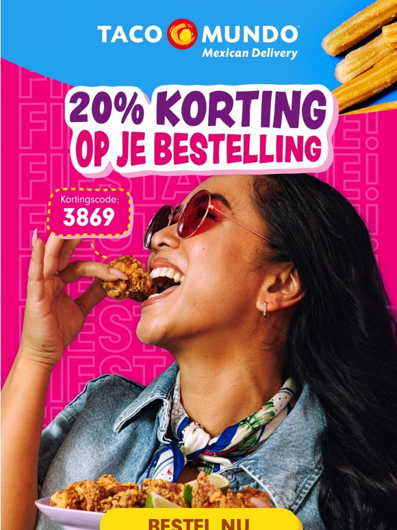 Laatste kans: 20% korting op je bestelling!