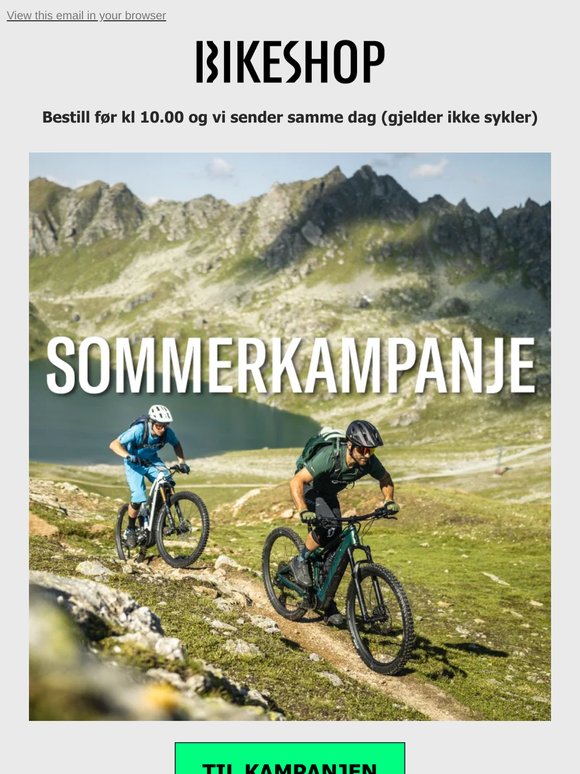 Årets sommerkampanje er her 🚲
