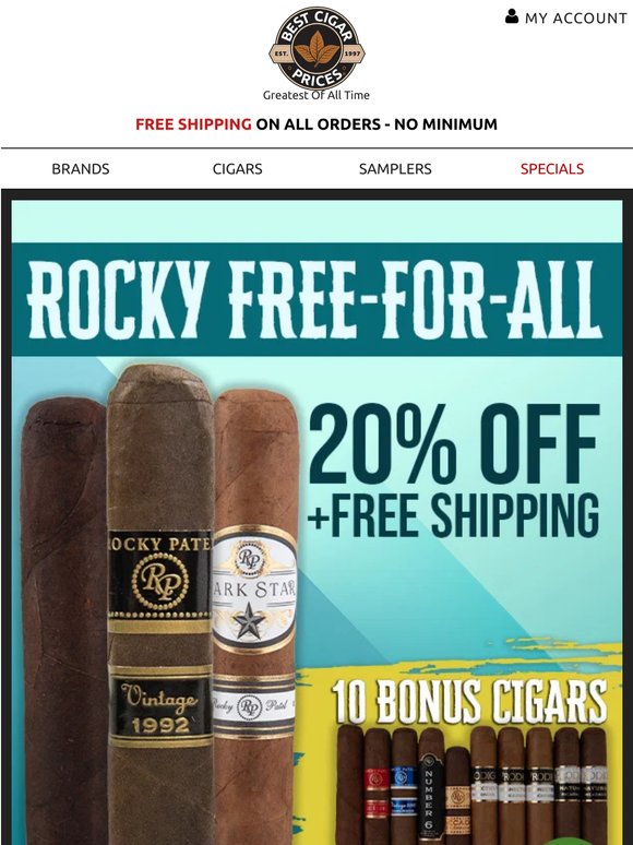 ✅ Claim 10 Rocky Sticks FREE…