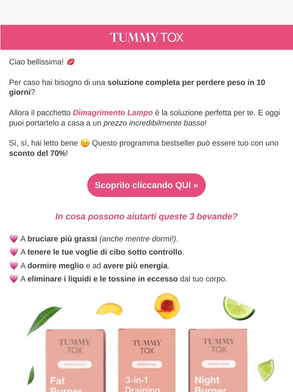 Snellisci il tuo fisico in soli 10 giorni ✨