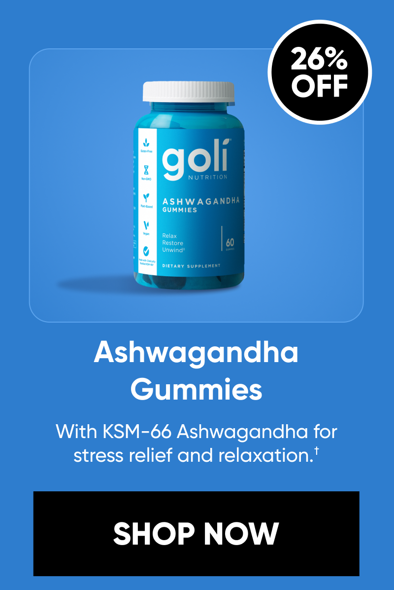 Ashwagandha Gummies. Stress relief and relaxation.†
