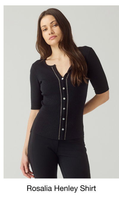 Shop Rosalia Henley Shirt