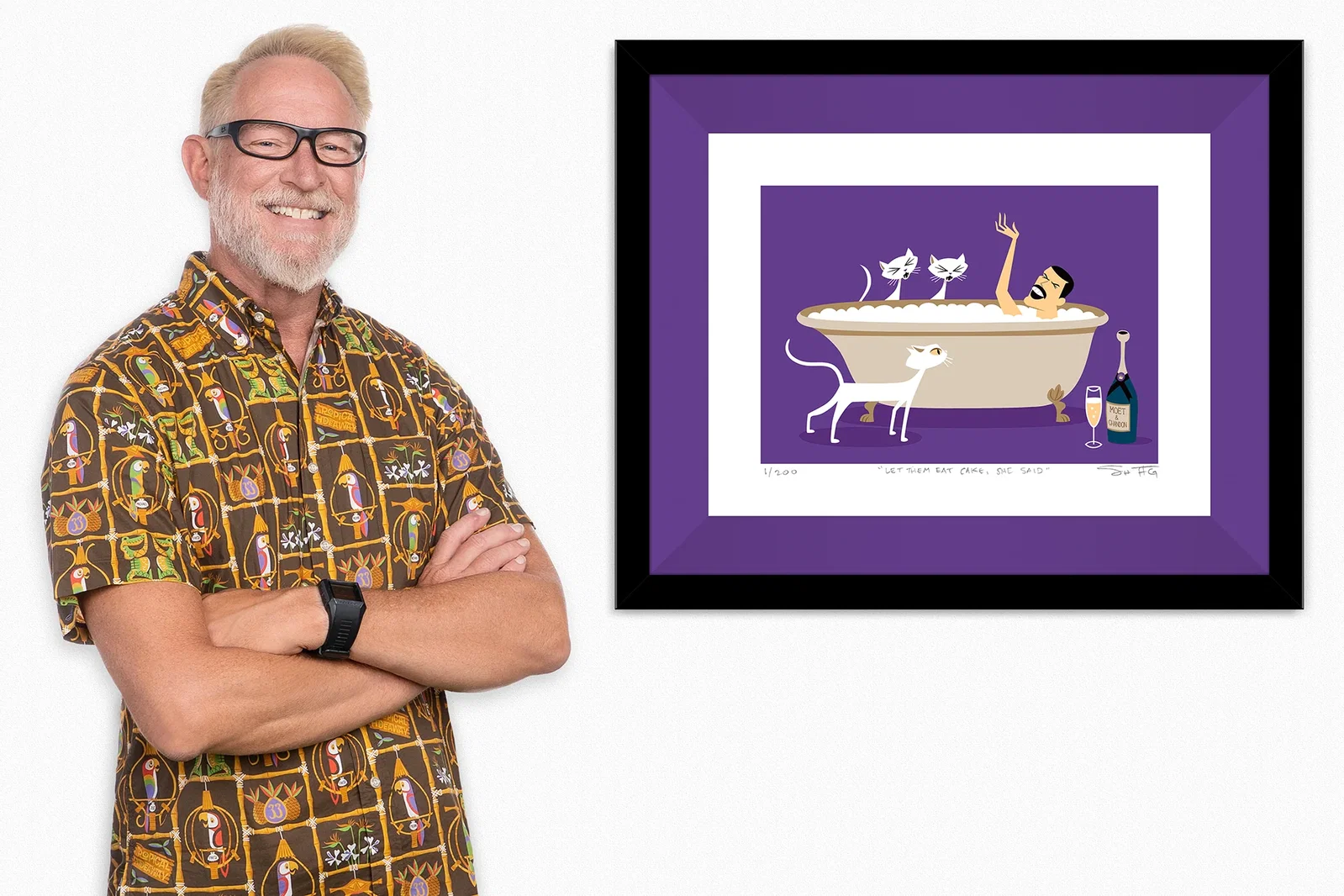 Image of "Let Them Eat Cake, She Said" Fine Art Print
