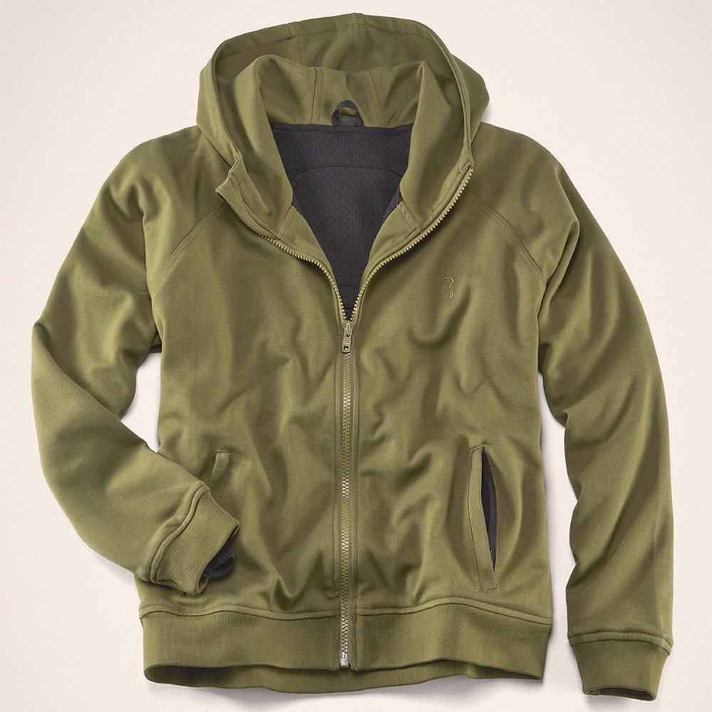 Wellington AAA Kapuzen-Motorrad-Sweater Olivine Green