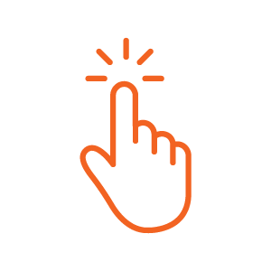 Icon representing a click.