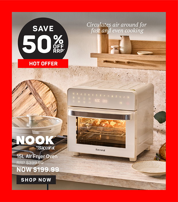 NOOK by Baccarat 15L Air Fryer Oven