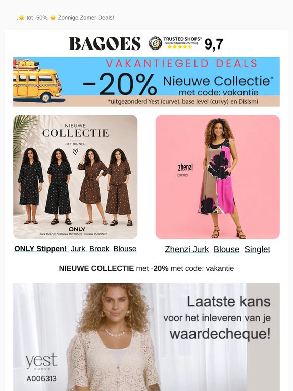 Laatste kans om je waardecheque in te leveren!  | Magazijnverkoop zaterdag 30 mei