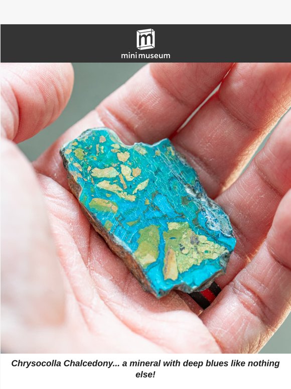 💙 New Things! Chrysocolla Chalcedony!