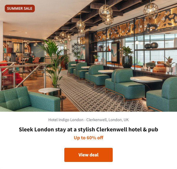 Sleek London stay at a stylish Clerkenwell hotel & pub