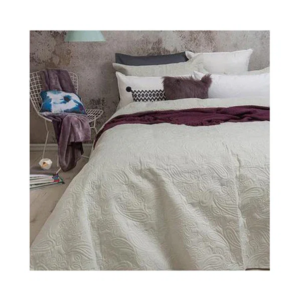 Bambury Paisley Embossed Coverlet Set