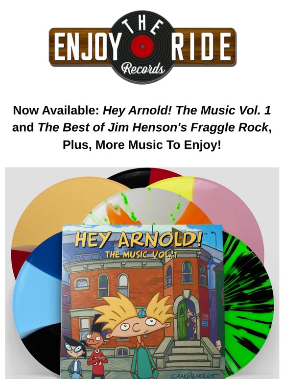 NOW AVAILABLE: Hey Arnold! and Fraggle Rock