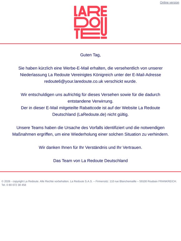 Irren ist menschlich…
