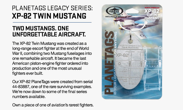 PlaneTags Legacy Series: XP-82 Twin Mustang
