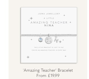 A Little 'Amazing Teacher' Bracelet