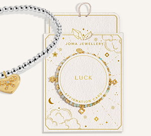 Affirmation Card 'Luck' Bracelet