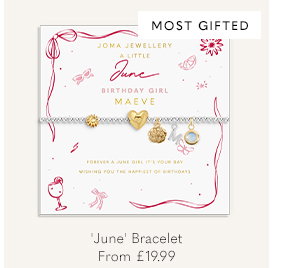 Birth Month A Little 'June' Bracelet