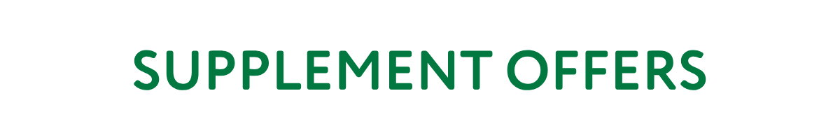 Supplements Sale