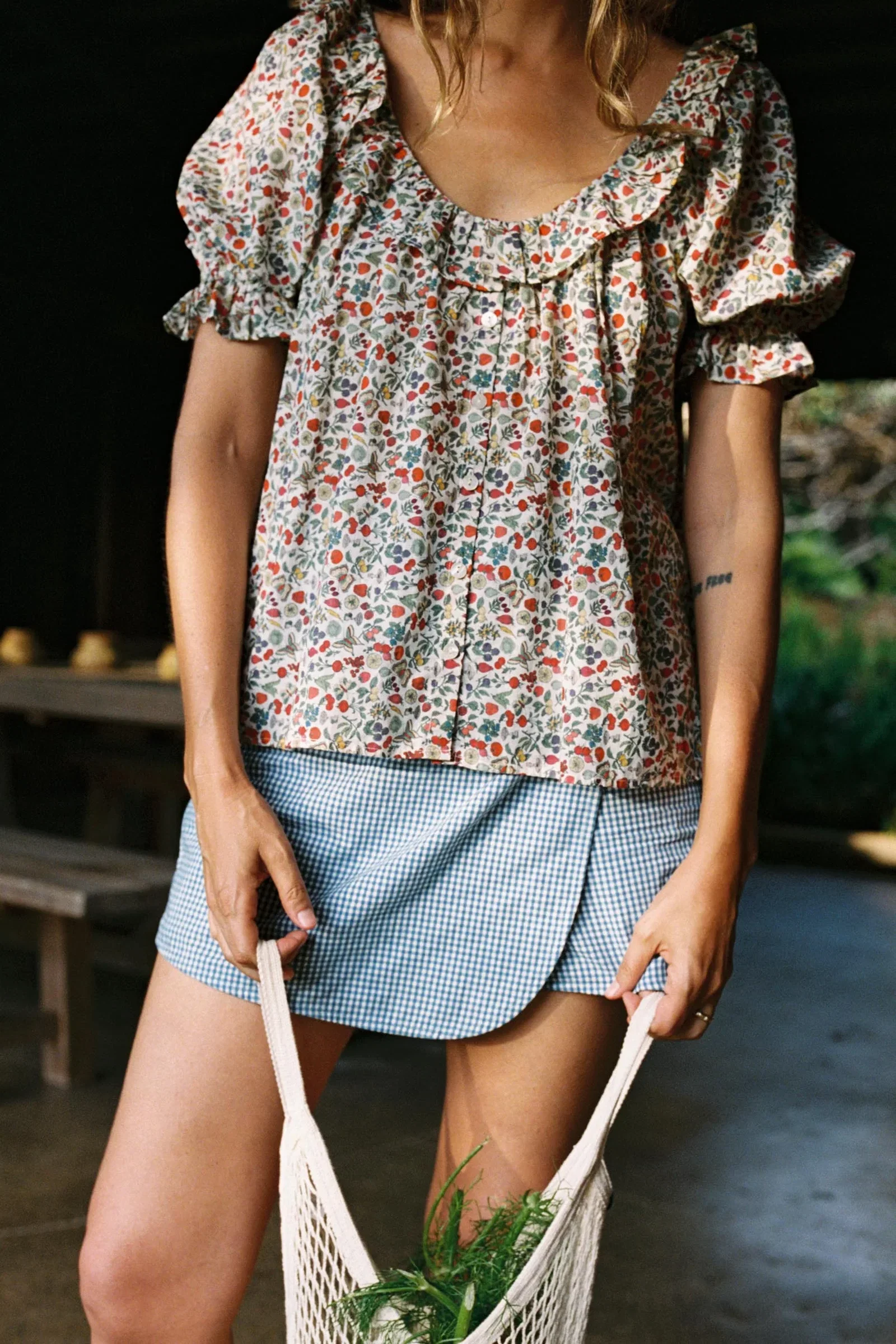 Image of The Valentina Blouse | Summer Bounty
